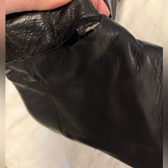 Michael Kors Black Zip Riding Boots - Picture 3 of 3